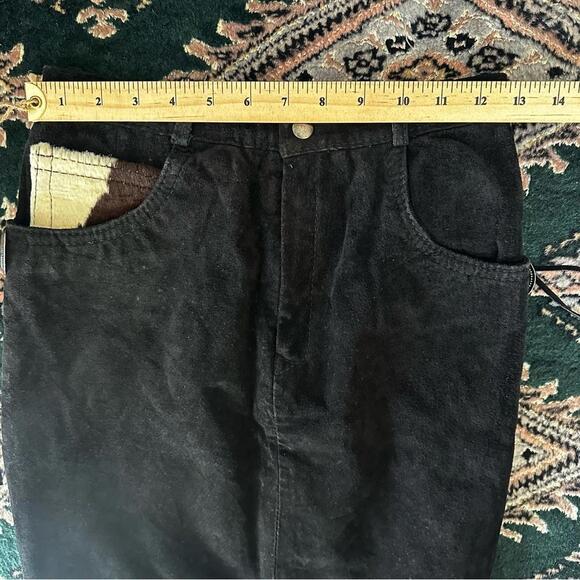 Vintage Suede Midi Skirt - Picture 5 of 6